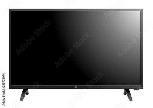 TV screen flat lcd led vector illustration Vector