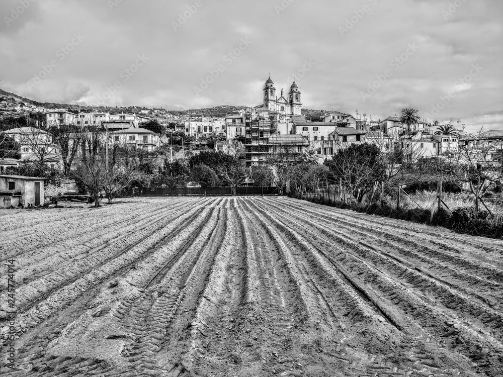 Fototapeta premium Panorami della Riviera Ligure di Ponente (Finale - Borgio Verezzi)