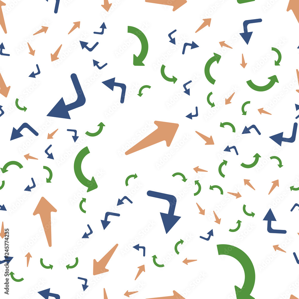 Different arrows Seamless vector EPS 10 pattern Different arrows Seamless vector EPS 10 pattern