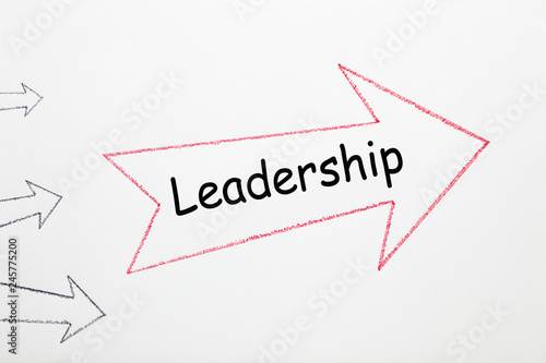 Leadership Word On Arrow