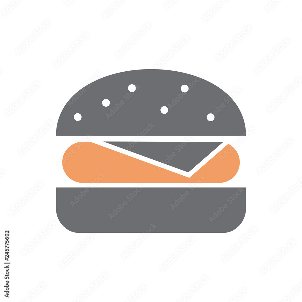 Burger icon on white background for graphic and web design, Modern simple vector sign. Internet concept. Trendy symbol for website design web button or mobile app Burger icon on white background for graphic and web design, Modern simple vector sign. Internet concept. Trendy symbol for website design web button or mobile app