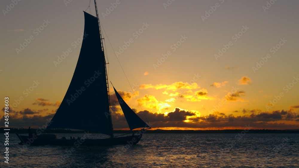  sailing at sunset