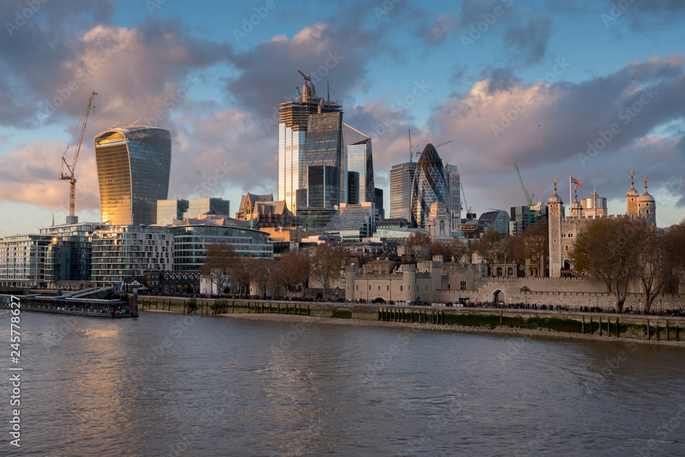 europe, UK, England, London, City skyline Tower