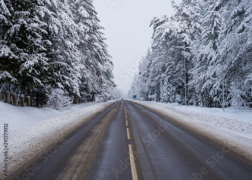 road in winter © Vaidas