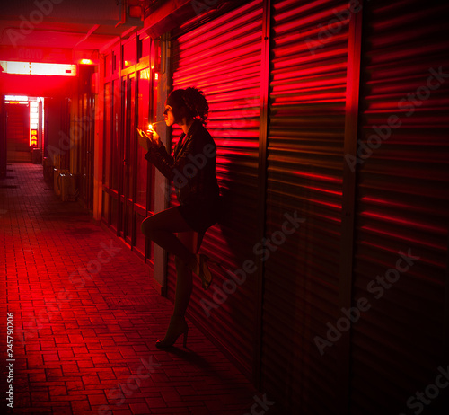 red-light street
