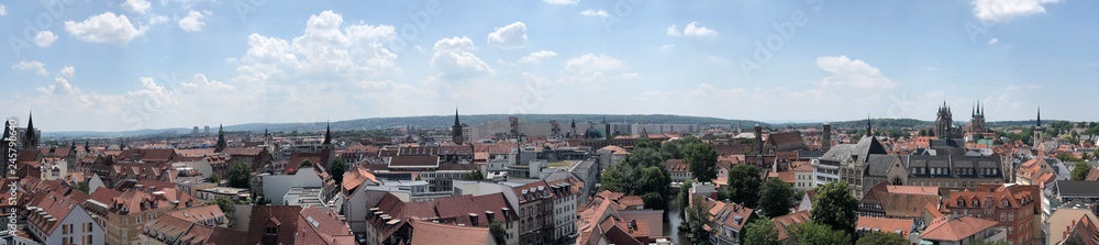 über den Dächern von Erfurt 