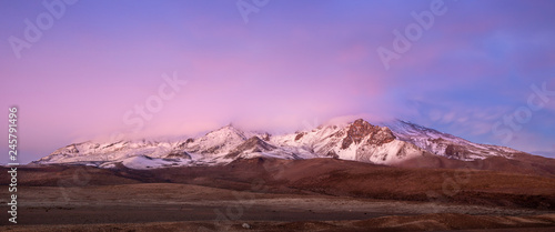 Sunset in El Chimborazo 