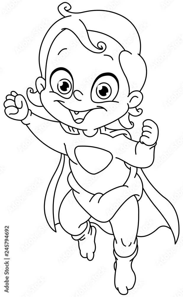 Outlined superbaby Outlined superbaby