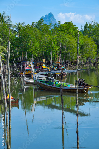 Fishing boats in Thailand © Emilian