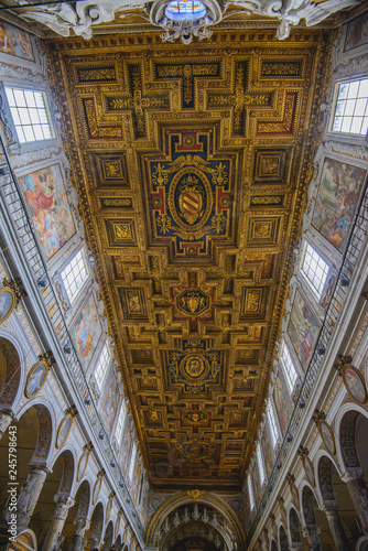 Photography Rome, Italy - JANUARY 24, 2019: Interior of Basilica di Santa Maria in Ara coeli