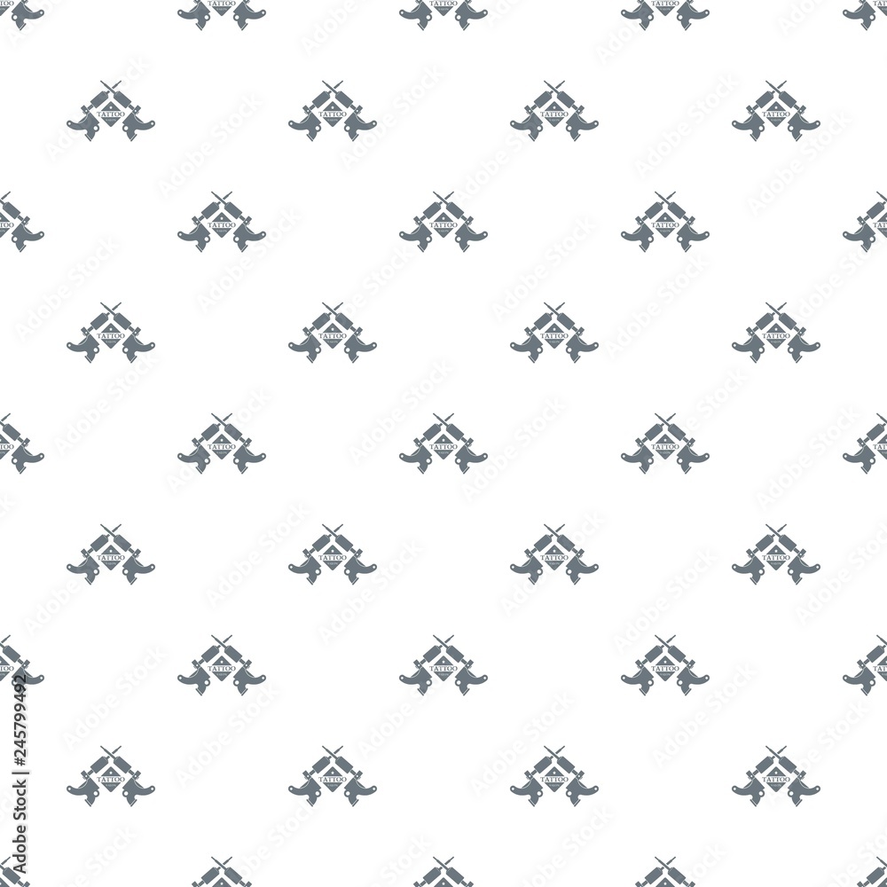 Tattoo machine pattern vector seamless repeat for any web design Tattoo machine pattern vector seamless repeat for any web design