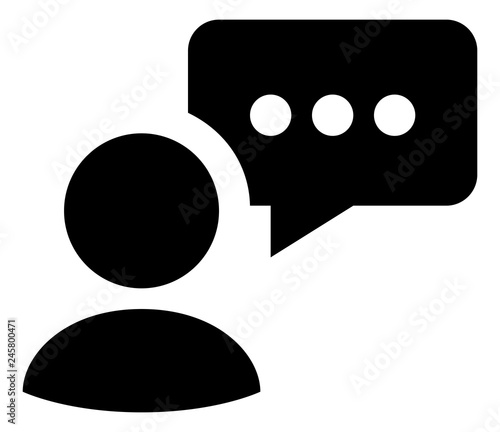 User Comment Vector Icon.eps