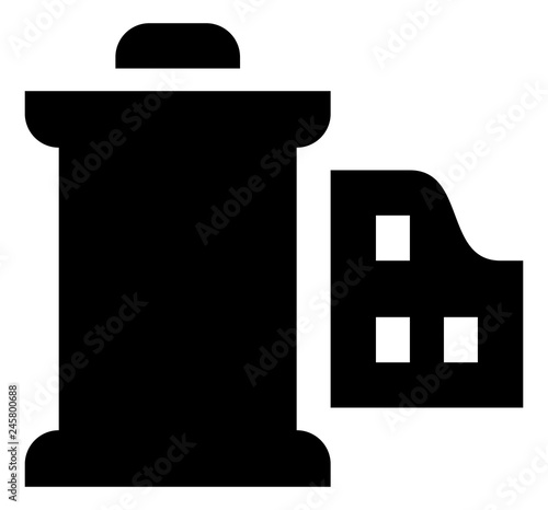 Film Canister Vector Icon