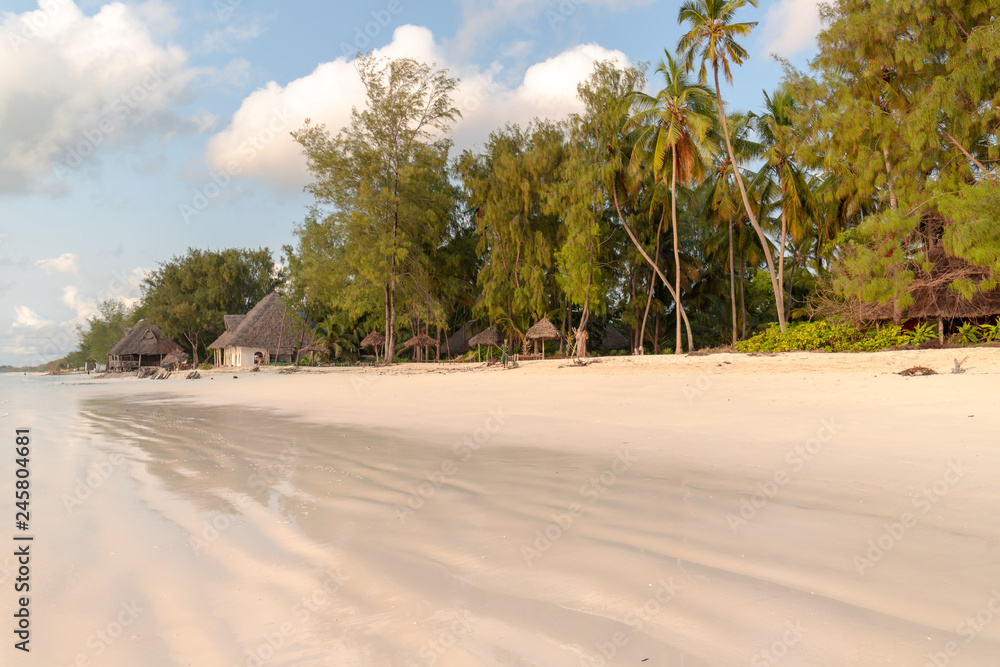 Fototapeta plaża na Zanzibar
