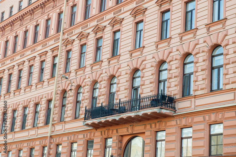 facade of an old building