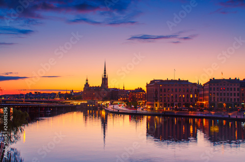 Stockholm sunset view © Roxana