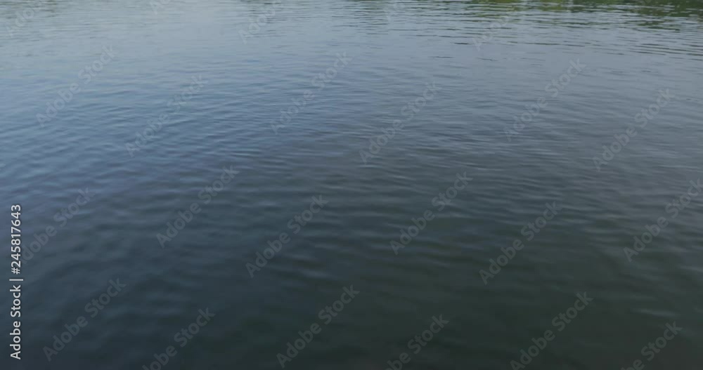 Peaceful wave ripples on lake Peaceful wave ripples on lake