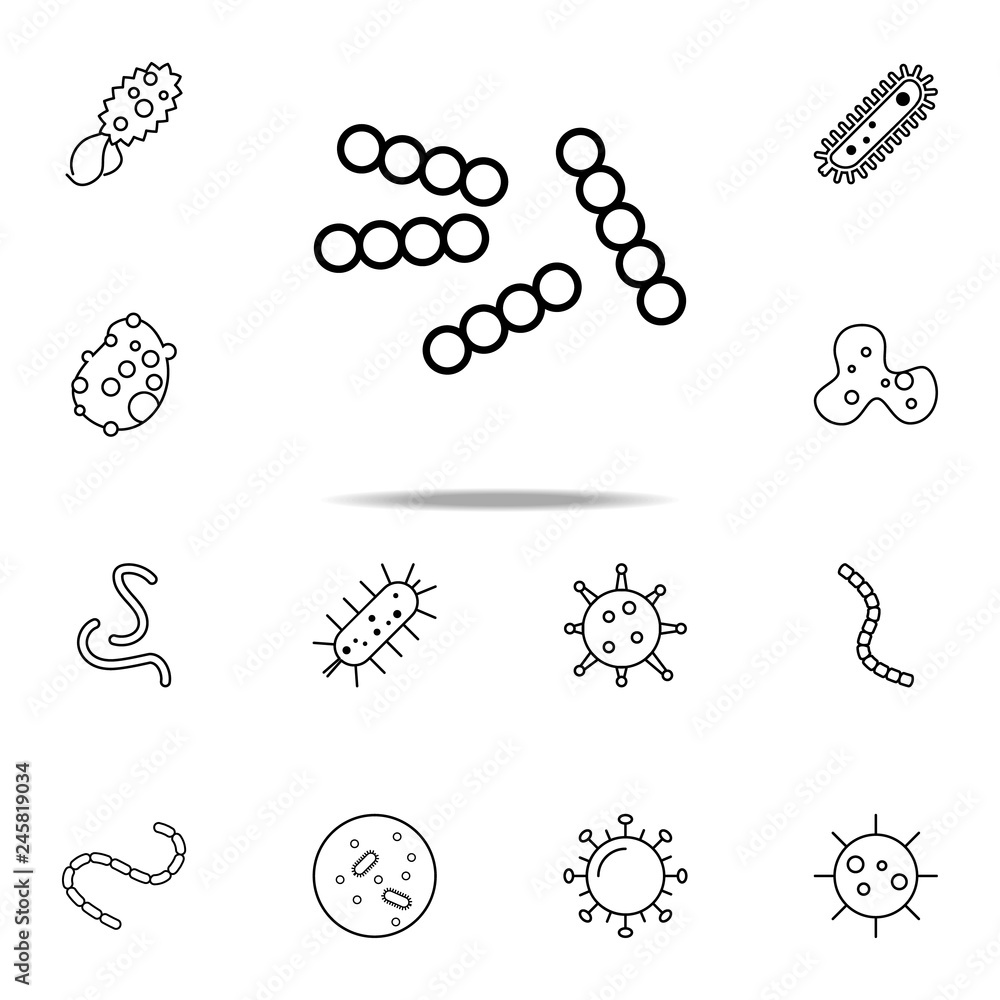 bacteria icon. Bacteria icons universal set for web and mobile bacteria icon. Bacteria icons universal set for web and mobile