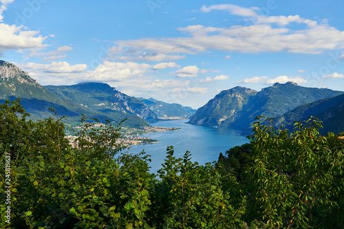 Beautiful landscape on Como Lake.