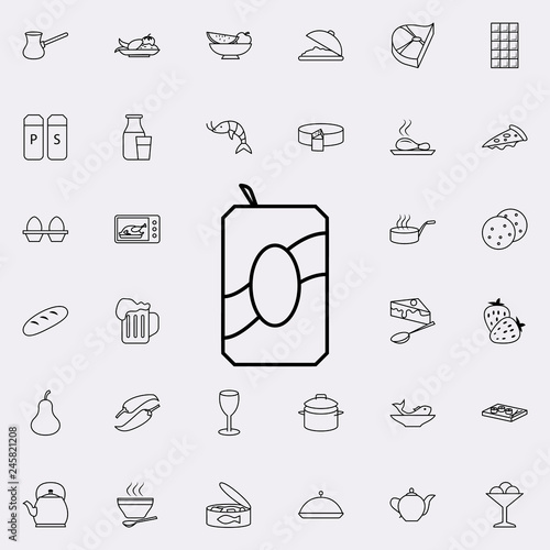 iron jar of juice icon. Food icons universal set for web and mobile