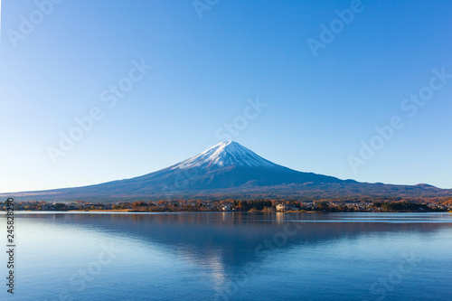 富士山と河口湖