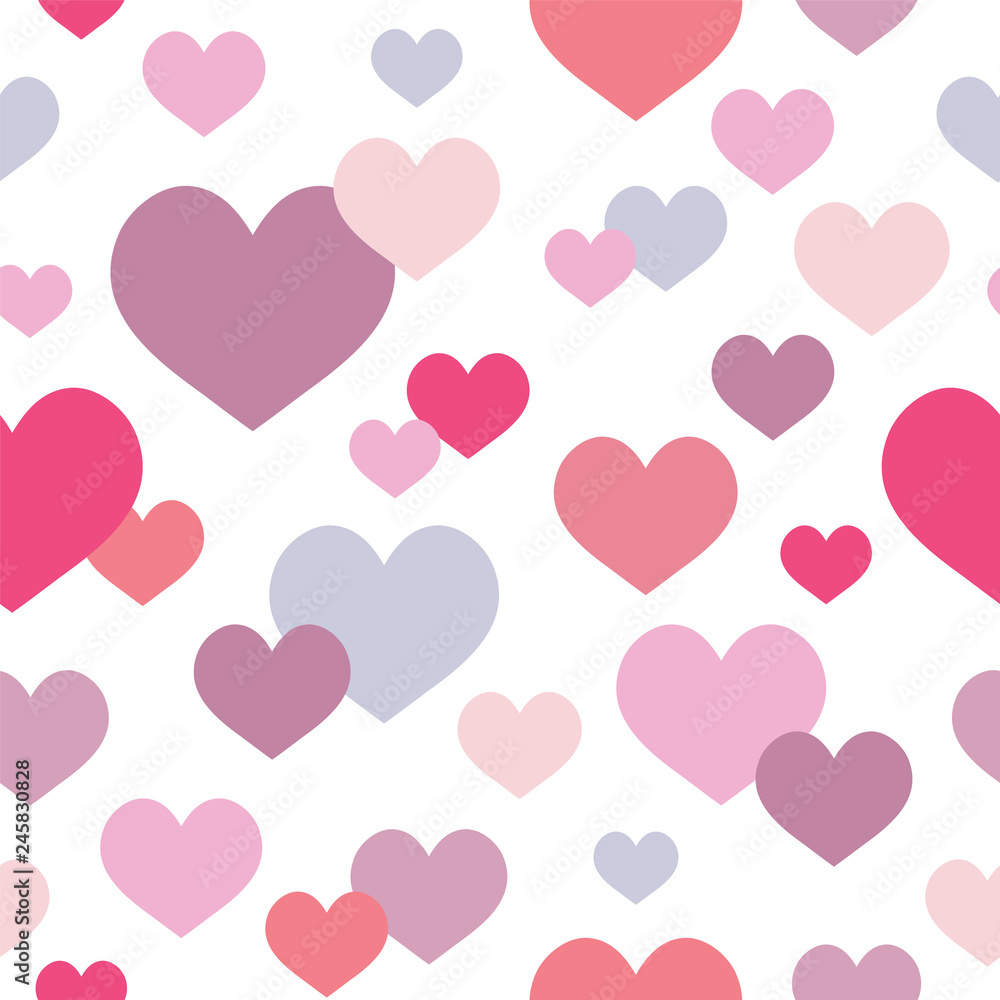 sweet heart pattern design