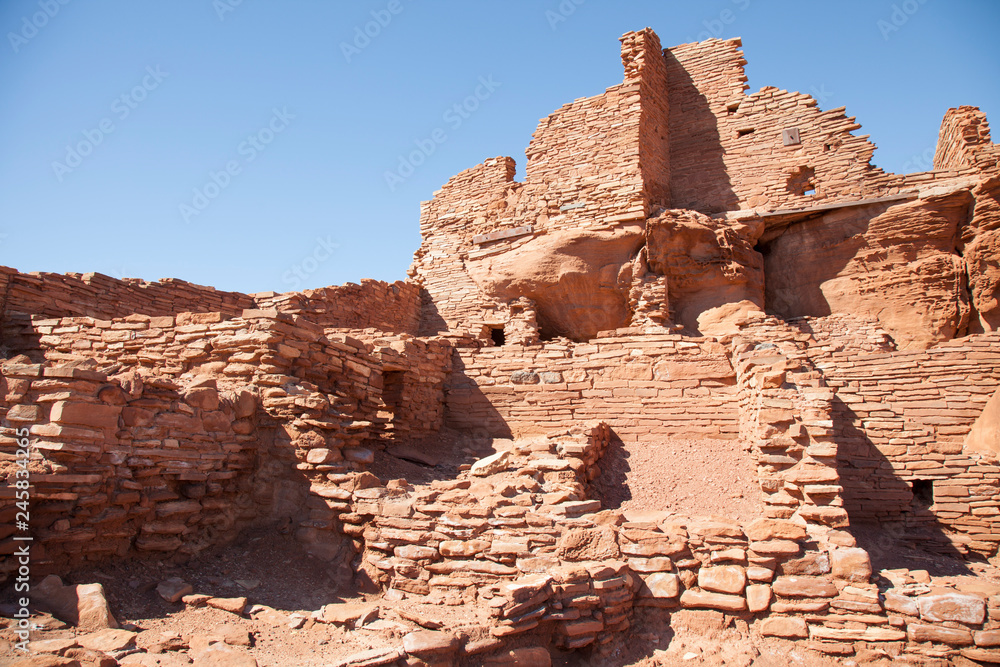 Wupatki National Monument is located approximately 30 miles north of Flagstaff, AZ in the picturesque high desert region just west of the Little Colorado River and the Navajo Indian Reservation. 