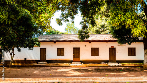 Soldier barracks at Portuguese slave fort.