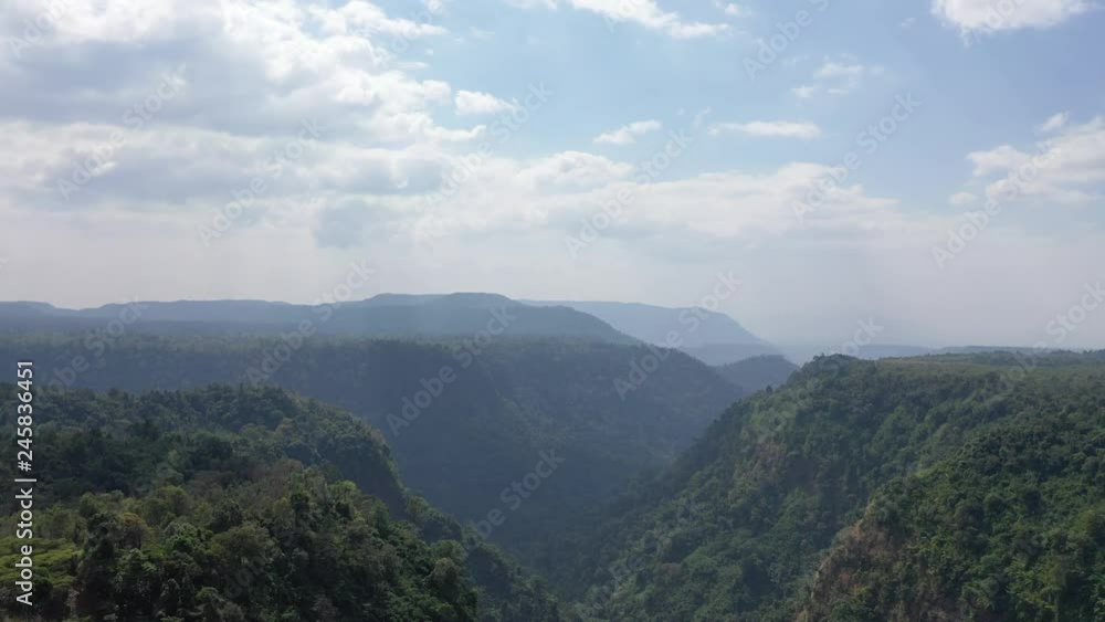 Top view atmosphere in the mountains of the forest of Pak Song, Laos Top view atmosphere in the mountains of the forest of Pak Song, Laos