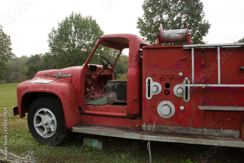 old fire truck