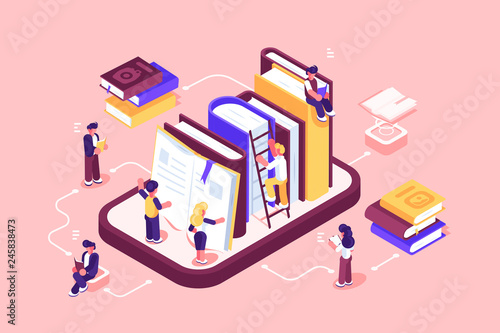 Online library media and books