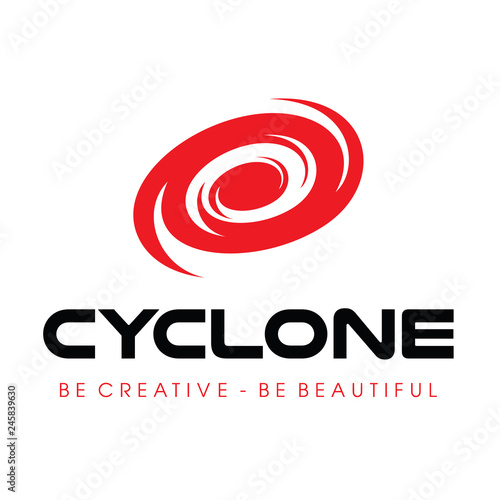 Cyclone, Tornado Logo Vector