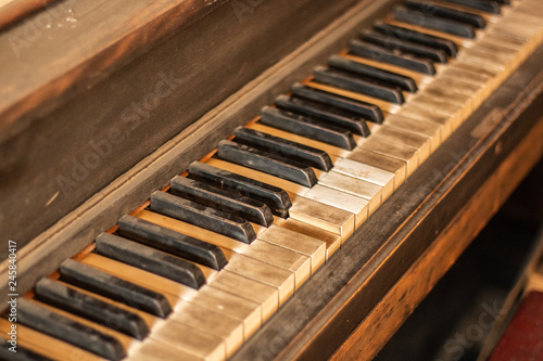 Old Piano Keyboard 