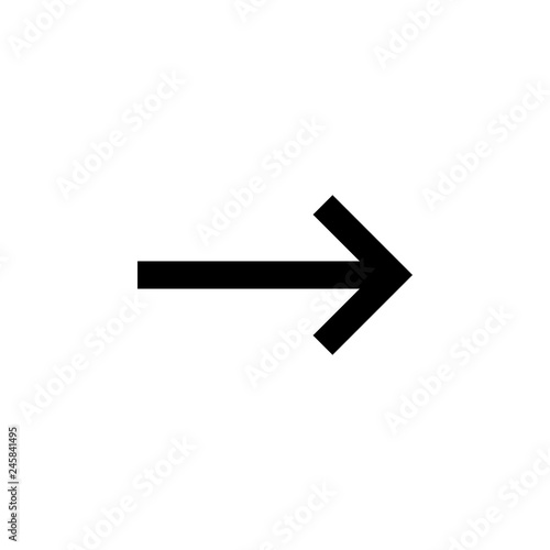arrow, right, navigation icon. Element of direction icon. Signs and symbols collection icon for websites, web design, mobile app
