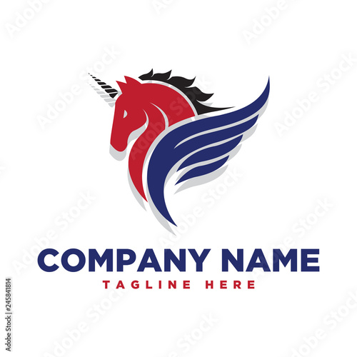 Free Download UNICORN HORSE LOGO - GFXLoad