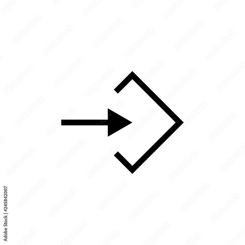 arrow, right, navigation icon. Element of direction icon. Signs and symbols collection icon for websites, web design, mobile app arrow, right, navigation icon. Element of direction icon. Signs and symbols collection icon for websites, web design, mobile app