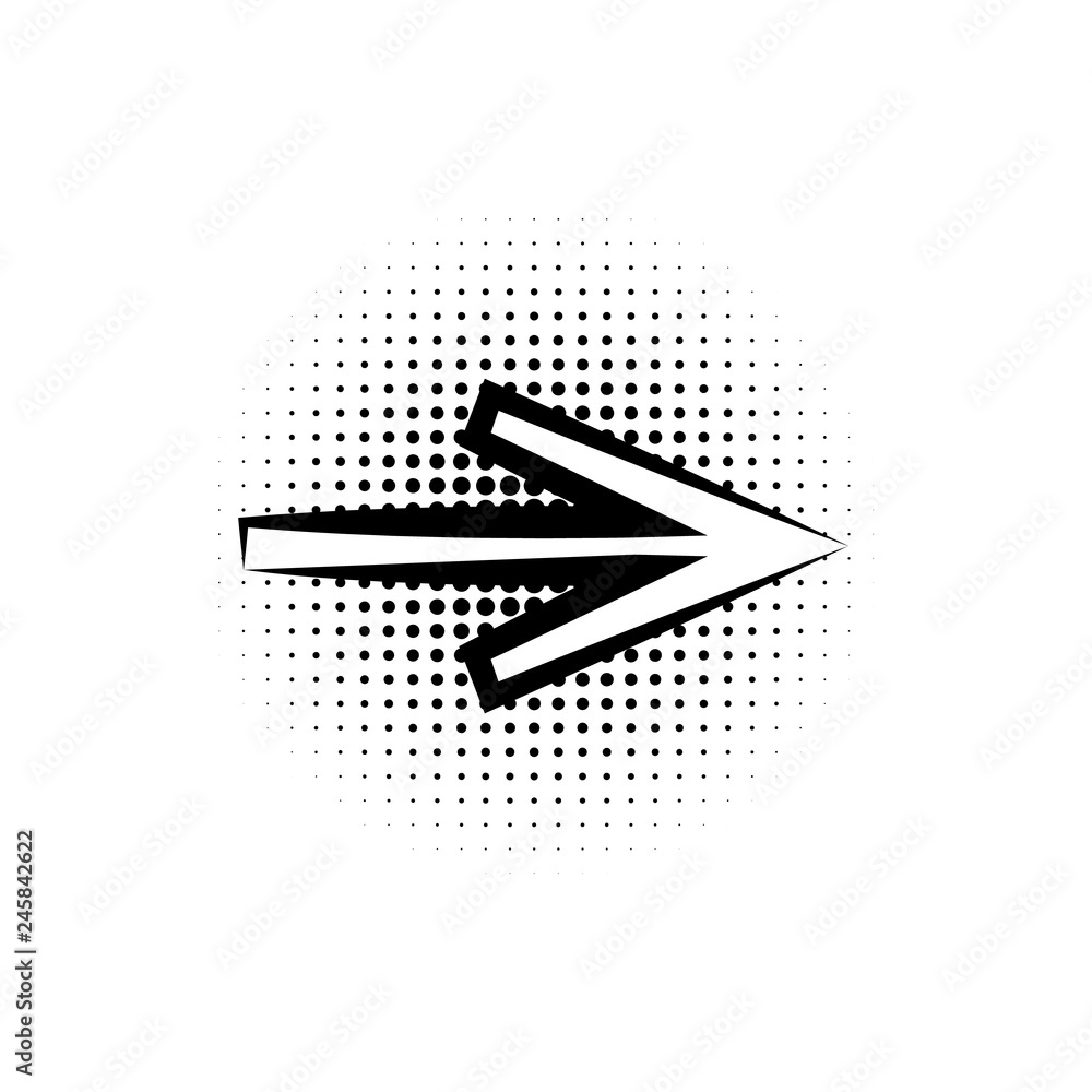 pop art, speech bubble, arrow icon. Element of speech bubble ic pop art style icon. Signs and symbols collection icon for websites, web design, mobile app pop art, speech bubble, arrow icon. Element of speech bubble ic pop art style icon. Signs and symbols collection icon for websites, web design, mobile app