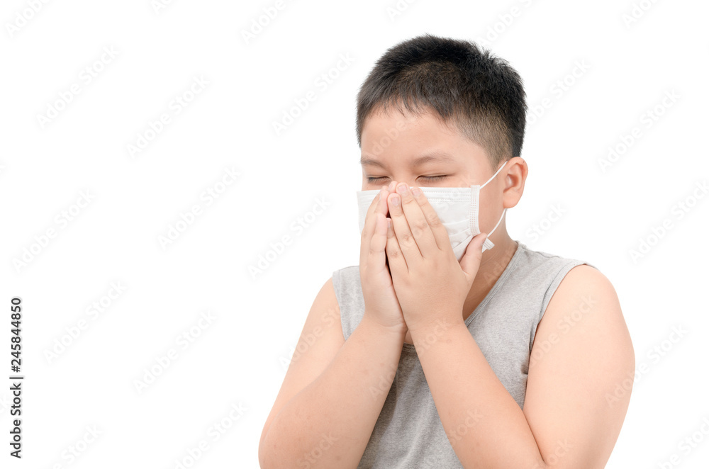 boy wearing protective mask to protect pollution and flu boy wearing protective mask to protect pollution and flu