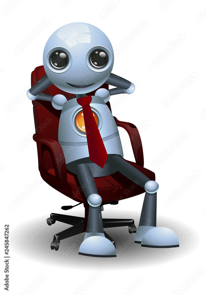 success little robot businessman success little robot businessman