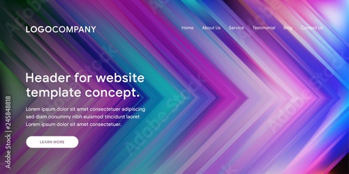 Modern Abstract Style of Website Landing Page Background