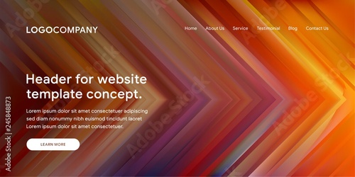 Modern Abstract Style of Website Landing Page Background