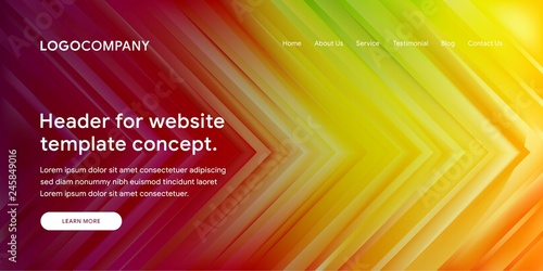 Modern Abstract Style of Website Landing Page Background