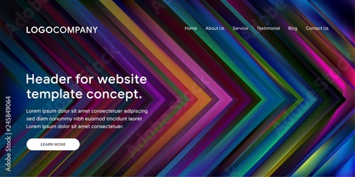 Modern Abstract Style of Website Landing Page Background