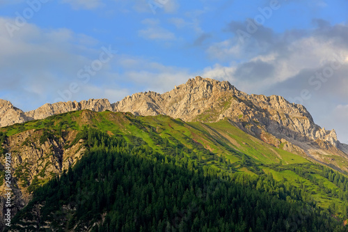 Landscape of beautiful mountain in summer at Biberwier city, Alps, Austria 