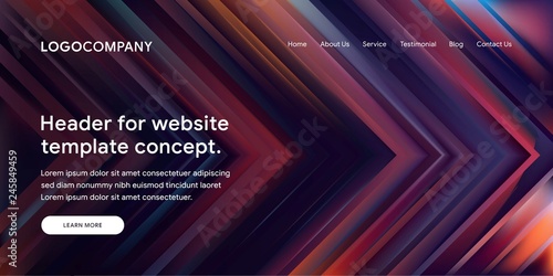 Modern Abstract Style of Website Landing Page Background