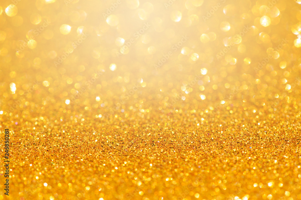 Gold glitter bokeh Gold glitter bokeh