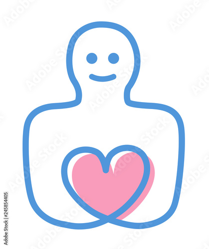 human heart symbol mark