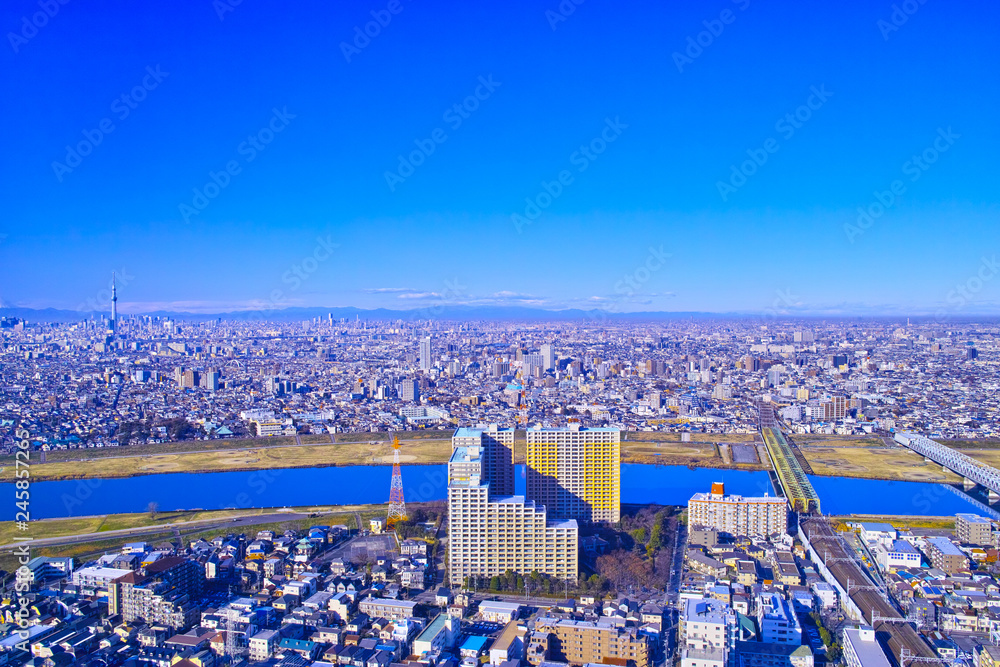 東京都江戸川区・千葉県市川市の街並み
東京都江戸川区・千葉県市川市の街並み