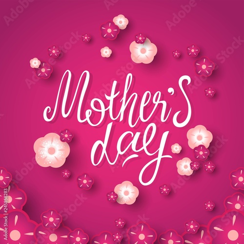 Happy Mothers day Sale banner design Template