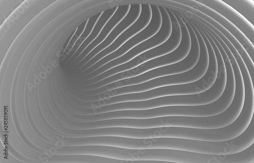 abstract swirl backgrounc. 3d illustration